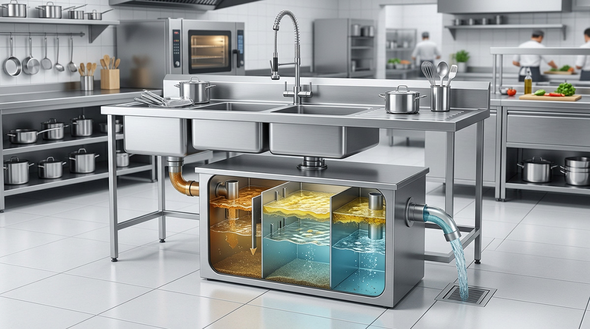 Restauration : la réglementation stricte des bacs à graisse