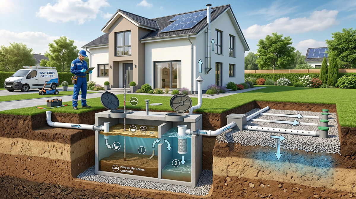 Le guide complet de l'entretien d'une fosse septique en 2026