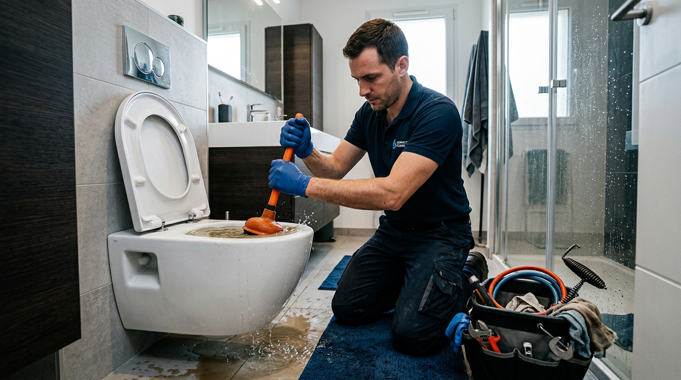 Canalisation bouchée : que faire en urgence ?